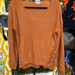 Cupcake Women's brown V-Neck Sweater